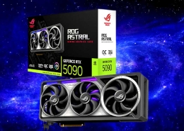 معرفی کارت گرافیک asus rtx 5090 rog astral lc
