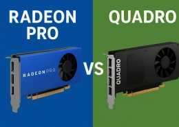 مقایسه کارت گرافیک‌های سری RADEON PRO با سری QUADRO