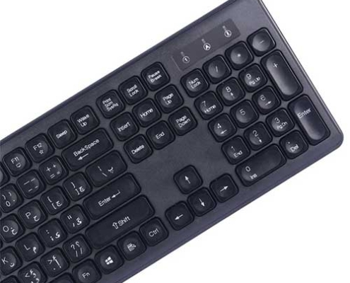 کیبورد و ماوس نوا مدل NKM-1401WL